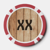 Wikingerschild und Äxte Pokerchips (Rückseite)