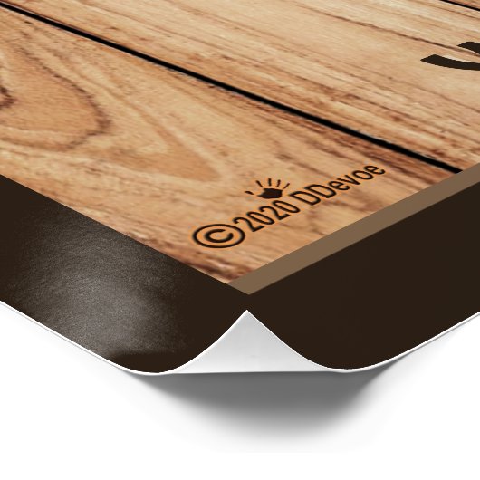 Wikingerschild und Äxte Poster (Ecke)