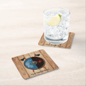 Wikingerschild und Äxte Rechteckiger Pappuntersetzer (Vor Ort)