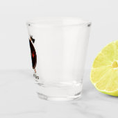 Wikingerschild und Äxte Schnapsglas (Rechts)