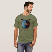Wikingerschild und Äxte T-Shirt (Vorne ganz)