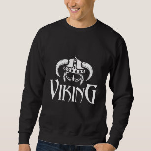 Wikingerschlachthelmm Valhalla-Krieger Myt Sweatshirt