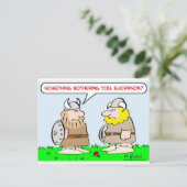 Wikinghorn stört postkarte (Stehend Vorderseite)