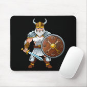 Wikingischer oder gallischer Krieger Mousepad (Mit Mouse)