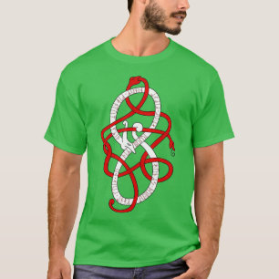 Wikingknot mit jüngerem futhark rundum arbeiten Dr T-Shirt