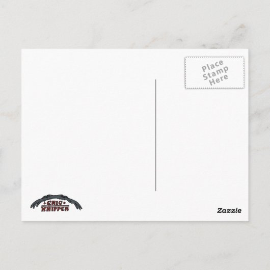 Wikingkrieger Postkarte (Rückseite)