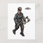Wikingkrieger Postkarte (Vorderseite)