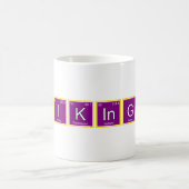 "Wikings" als Symbole für periodische Tabellenelem Kaffeetasse (Mittel)