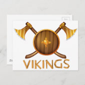 Wikings Postkarte (Vorne/Hinten)
