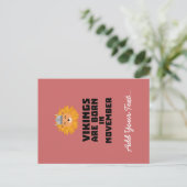 Wikings sind im November Zur82 geboren Postkarte (Stehend Vorderseite)