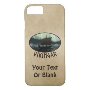 Wikingschiff und Nordlichter iPhone 8/7 Hülle