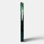 Wikingschiff und Nordlichter Case-Mate iPhone Hülle (Rückseite / Links)