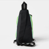 Wikingschiff und Nordlichter Crossbody Bag (Rückseite)