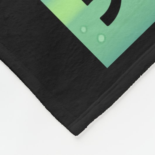 Wikingschiff und Nordlichter Fleecedecke (Ecke)