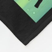 Wikingschiff und Nordlichter Fleecedecke (Ecke)