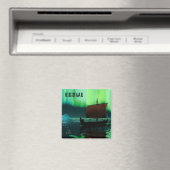 Wikingschiff und Nordlichter Magnet (In Situ (Geschirrspüler))