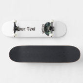 Wikingschiff und Nordlichter Skateboard (Horizontal)