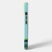 Wikingschiff unter Nordlicht Case-Mate iPhone Hülle (Rückseite / Links)