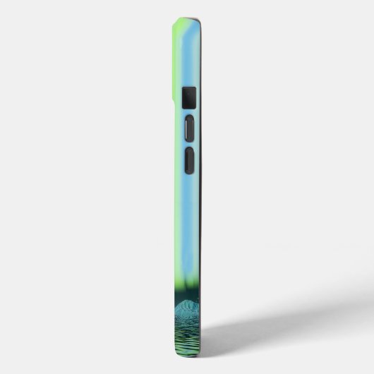 Wikingschiff unter Nordlicht Case-Mate iPhone Hülle (Rückseite / Links)