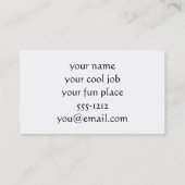 Wikingschiffe Visitenkarte (Rückseite)