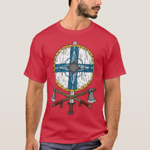 Wikingschild Finnland NATO-Emblem T-Shirt