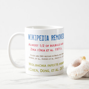 Wikipedia entfernte Zika-Studien-Tasse von RoseWri Kaffeetasse