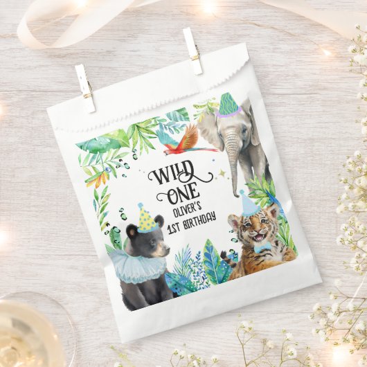 Wil Birthday Safari Animals Geschenktütchen (Ausgeschnitten)