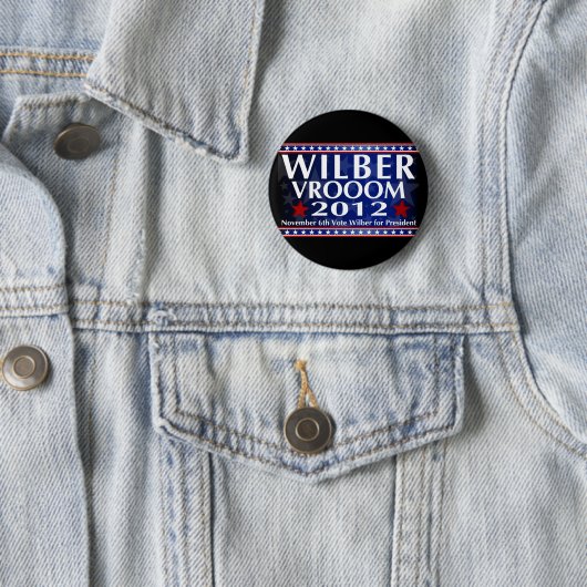 Wilber für Präsidenten Button (Beispiel)