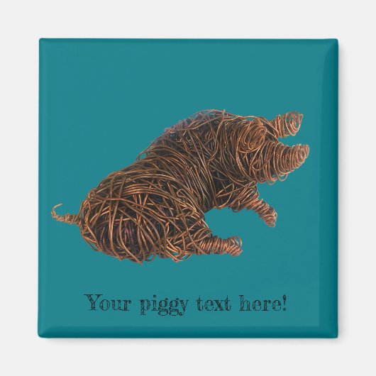 Wilbur - ein anspruchsvolles Schwein. Magnet (Vorne)