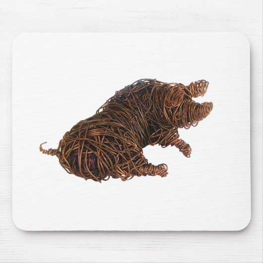 Wilbur - ein anspruchsvolles Schwein. Mousepad (Vorne)