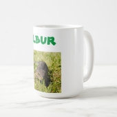 Wilbur Name mit Aussie Lizard, Tasse des Kaffees (VorderseiteRechts)