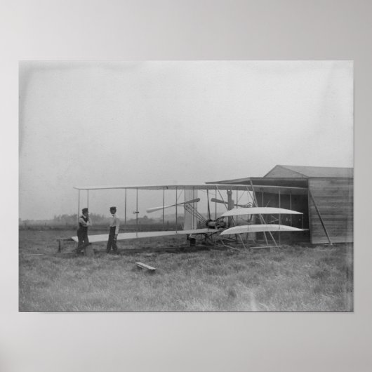 Wilbur & Orville Wright, 2. motorgetriebene Maschi Poster (Vorne)