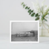 Wilbur & Orville Wright, 2. motorgetriebene Maschi Postkarte (Stehend Vorderseite)