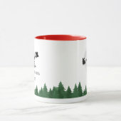 Wilbur Pig: Ich bin Zuhause für Weihnachten Tasse (Zentrum)