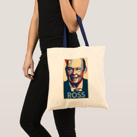 Wilbur Ross Plakat-politische Parodie Tragetasche (Vorderseite (Produkt))