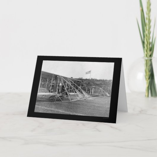 Wilbur Wright an Flugzeug-Rennen 1909 Karte (Vorderseite)