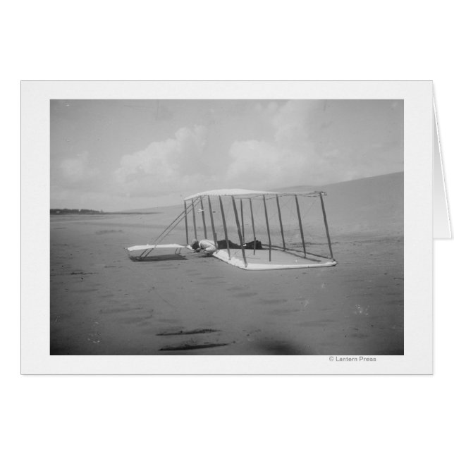 Wilbur Wright in einer anfälligen Position zu (Vorderseite (Horizontal))