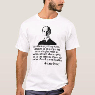 Wilbur Wright Zitat auf der Schönheit des Fliegen T-Shirt