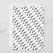 Wild 1. Geburtstag Camp Tribal Schwarz-Weiß (Rückseite)