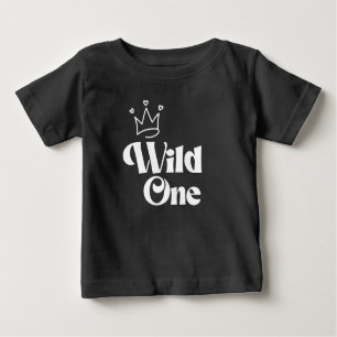 Wild 1. Geburtstag Wilde Dinge Baby T-shirt