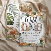 Wild 1. Geburtstagseinladung Einladung