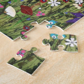 Wild Abandon Wild Blume Artist Puzzle (Seite)