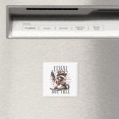 Wild aber frei lustig Sarcastic 4. Juli Magnet (In Situ (Geschirrspüler))