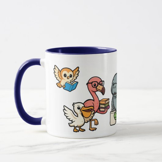 Wild About Books Tasse (Links)