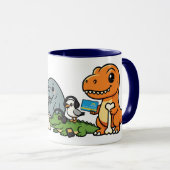 Wild About Books Tasse (VorderseiteRechts)