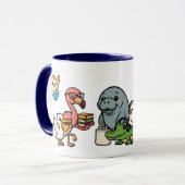 Wild About Books Tasse (Vorderseite Links)