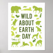 Wild About Earth Day Poster (Vorne)