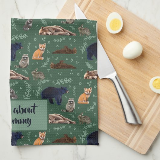 Wild about Grammy Geschirrtuch (Viertel Falte)