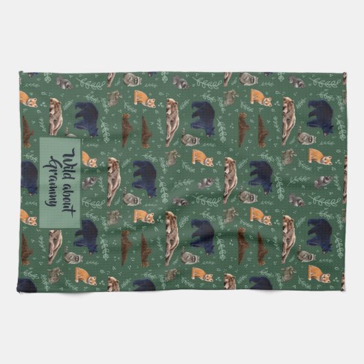 Wild about Grammy Geschirrtuch (Horizontal)