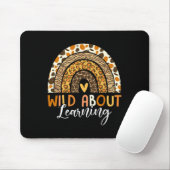 Wild About Learning Lehrer Byck Zur Schule Leopard Mousepad (Mit Mouse)
